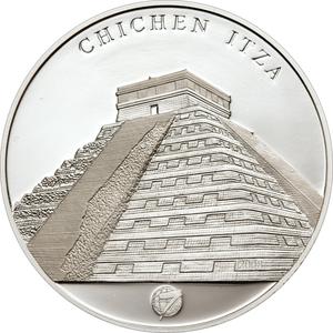 Mongolia / One Hundred Togrog 2008 Chichen Itza - reverse photo
