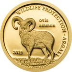 Gold Half Gram 2013 Argali - Ovis Ammon: Photo Coin, Mongolia, Gold Half Gram 2013 Argali - Ovis Ammon / thumbnail