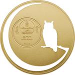 Silver Half Ounce 2016 Mongolian Nature - Owl: Photo Coin, Mongolia, Silver Half Ounce 2016 Mongolian Nature - Owl / thumbnail