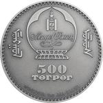 Silver Ounce 2020 Evolution of Life - Diplocaulus: Photo Coin, Mongolia, Silver Ounce 2020 Evolution of Life - Diplocaulus / thumbnail