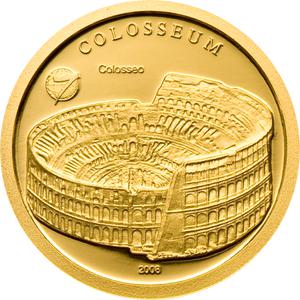 Mongolia / Gold Gram 2008 Colosseum - reverse photo