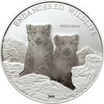 Five Hundred Togrog Silver 2012 Snow Leopards: Photo Coin, Mongolia, Five Hundred Togrog Silver 2012 Snow Leopards / thumbnail