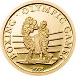 Gold Twenty-fifth Ounce 2008 Boxing: Photo Coin, Mongolia, Gold Twenty-fifth Ounce 2008 Boxing / thumbnail