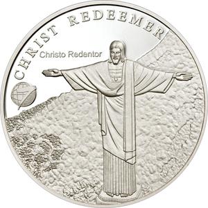 Mongolia / One Hundred Togrog 2008 Christ Redeemer - reverse photo
