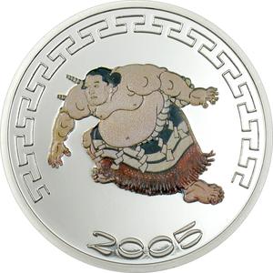 Mongolia / Silver Ounce 2005 Ringer 3 - Tanikaze - reverse photo