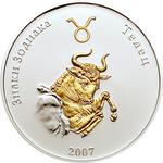 Silver Half Ounce 2007 Zodiac - Taurus: Photo Coin, Mongolia, Silver Half Ounce 2007 Zodiac - Taurus / thumbnail