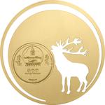 Silver Half Ounce 2017 Mongolian Nature - Roaring Deer: Photo Coin, Mongolia, Silver Half Ounce 2017 Mongolian Nature - Deer / thumbnail