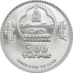 Five Hundred Togrog Silver 2013 Golden Eagle: Photo Coin, Mongolia, Five Hundred Togrog Silver 2013 Golden Eagle / thumbnail