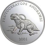Five Hundred Togrog Silver 2001 Protoceratops Andrewsi: Photo Coin, Mongolia, Five Hundred Togrog Silver 2001 Protoceratops Andrewsi / thumbnail