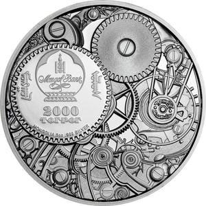 Mongolia / Silver Three Ounces 2020 Mechanical Bee - obverse photo
