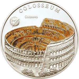 Mongolia / Twenty-five Grams Silver 2008 Colloseum - reverse photo