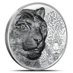 Silver Two Ounces 2024 Leopard: Photo Coin, Mongolia, Silver Two Ounces 2024 Leopard / thumbnail