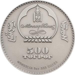 Mongolia / Silver Ounce 2017 Sable - obverse photo