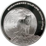 Five Hundred Togrog 2003 Grey Wolf: Photo Coin, Mongolia, Five Hundred Togrog 2003 Grey Wolf / thumbnail