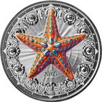 Montserrat / Silver Ounce 2024 Starfish / Coloured Proof - reverse photo