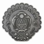 Silver Half Kilo 2022 Peacock: Photo Coin, Nauru, Silver Half Kilo 2022 Peacock / thumbnail