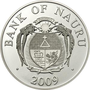 Nauru / One Dollar 2009 Guardian Angel - obverse photo