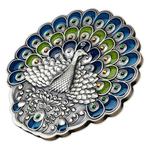 Silver Half Kilo 2022 Peacock: Photo Coin, Nauru, Silver Half Kilo 2022 Peacock / thumbnail