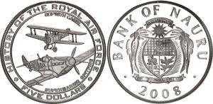 Nauru / Silver Ounce 2008 Royal Air Force - obverse photo