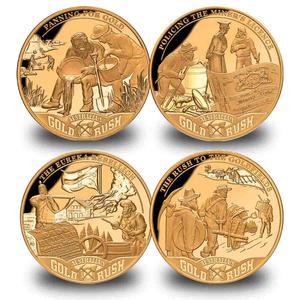 Nauru / One Dollar 2017 Australia’s Gold Rush - Eureka - reverse photo