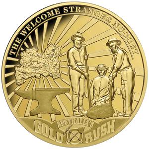 Nauru / One Dollar 2018 The Welcome Stranger Nugget - reverse photo