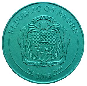 Nauru / Half Dollar 2018 Northern Lights Cathedral - obverse photo