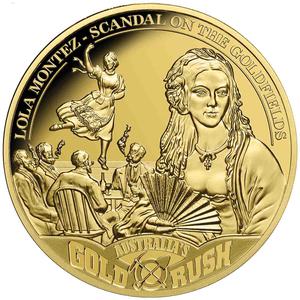 Nauru / One Dollar 2018 Lola Montez - reverse photo