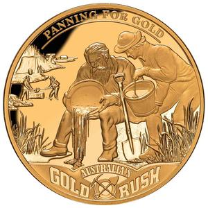 Nauru / One Dollar 2017 Australia’s Gold Rush - Eureka - obverse photo