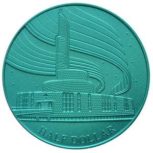 Nauru / Half Dollar 2018 Northern Lights Cathedral - reverse photo