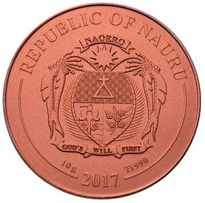 Nauru / Half Dollar 2017 William Gregor - obverse photo