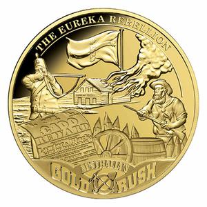 Nauru / One Dollar 2017 The Eureka Rebellion - reverse photo