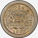 Five Cents 1907: Photo Coin, Netherlands, Five Cents 1907 / thumbnail