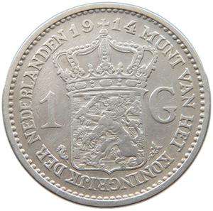 Netherlands / One Gulden 1914 - reverse photo