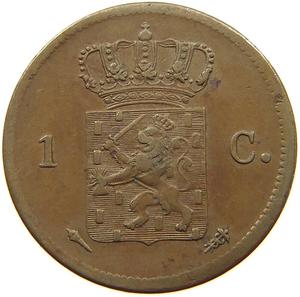 Netherlands / One Cent 1822 - reverse photo