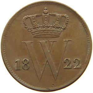 Netherlands / One Cent 1822 - obverse photo