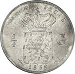 Quarter Gulden 1858: Photo Coin, Netherlands East Indies, Quarter Gulden 1858 / thumbnail