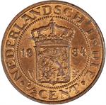Half Cent 1934: Photo Coin, Netherlands East Indies, Half Cent 1934 / thumbnail