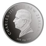Silver Ounce 2025 Hammerhead Shark: Photo Coin, New Zealand, Silver Ounce 2025 Hammerhead Shark / thumbnail