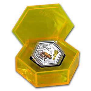 New Zealand / Silver Ounce 2018 Manuka Honey - obverse photo