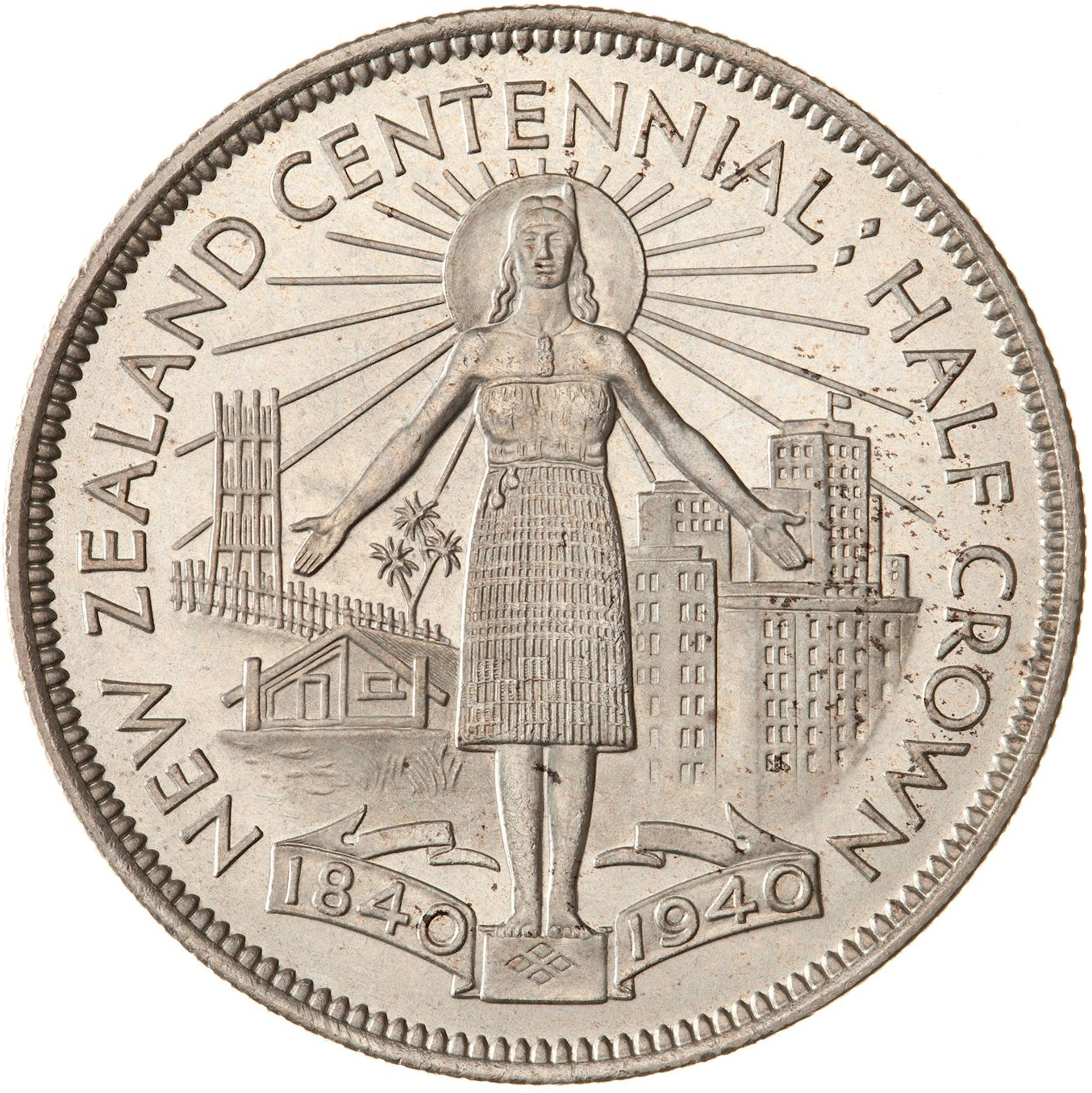 Half Crown 1940 Centennial Coin From New Zealand Online Coin Club
