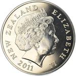 Five Dollars 2011 Yellow-Eyed Penguin: Photo Coin, New Zealand, Five Dollars 2011 Yellow-Eyed Penguin / thumbnail