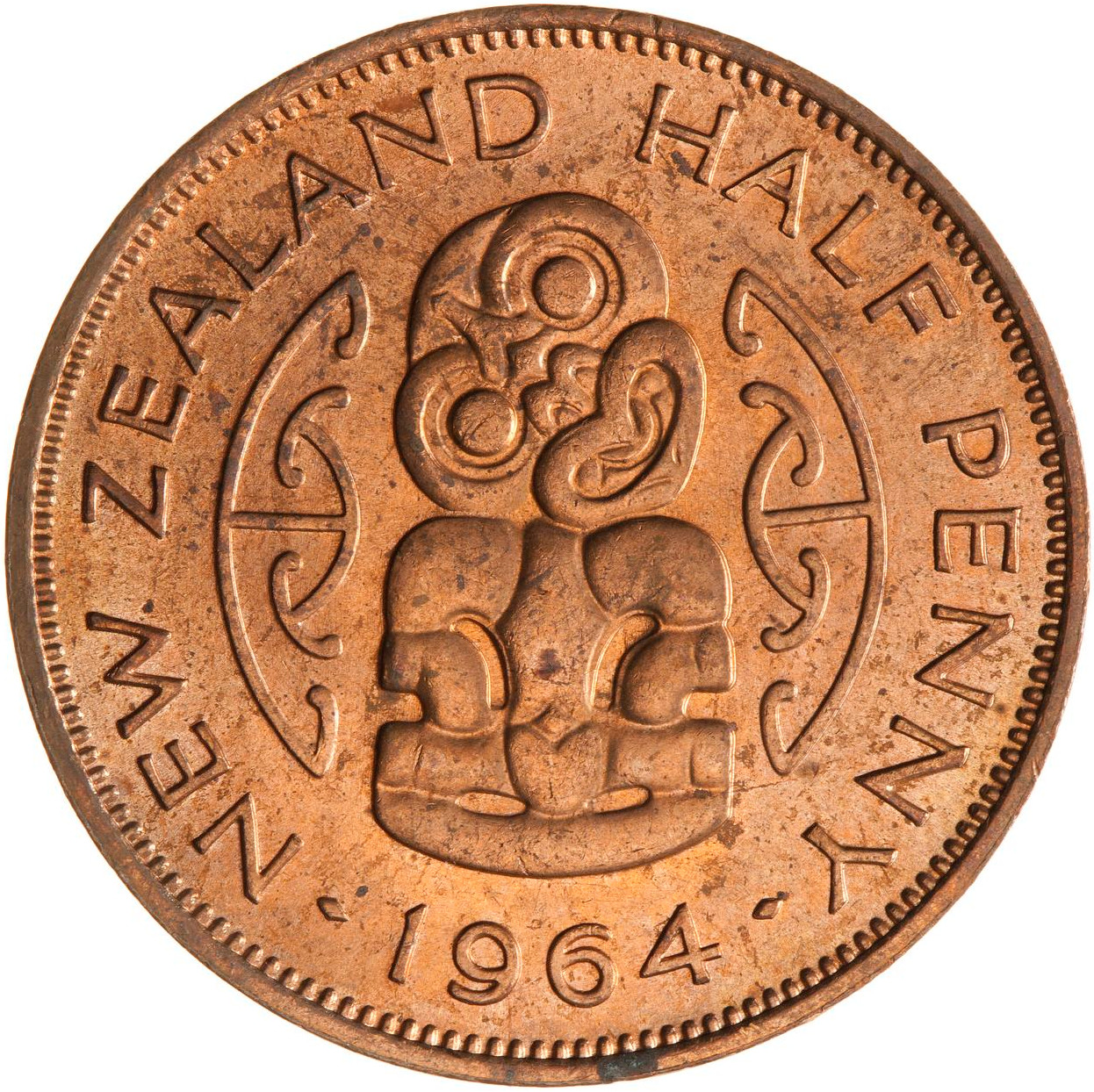 Halfpenny 1964 Coin From New Zealand Online Coin Club