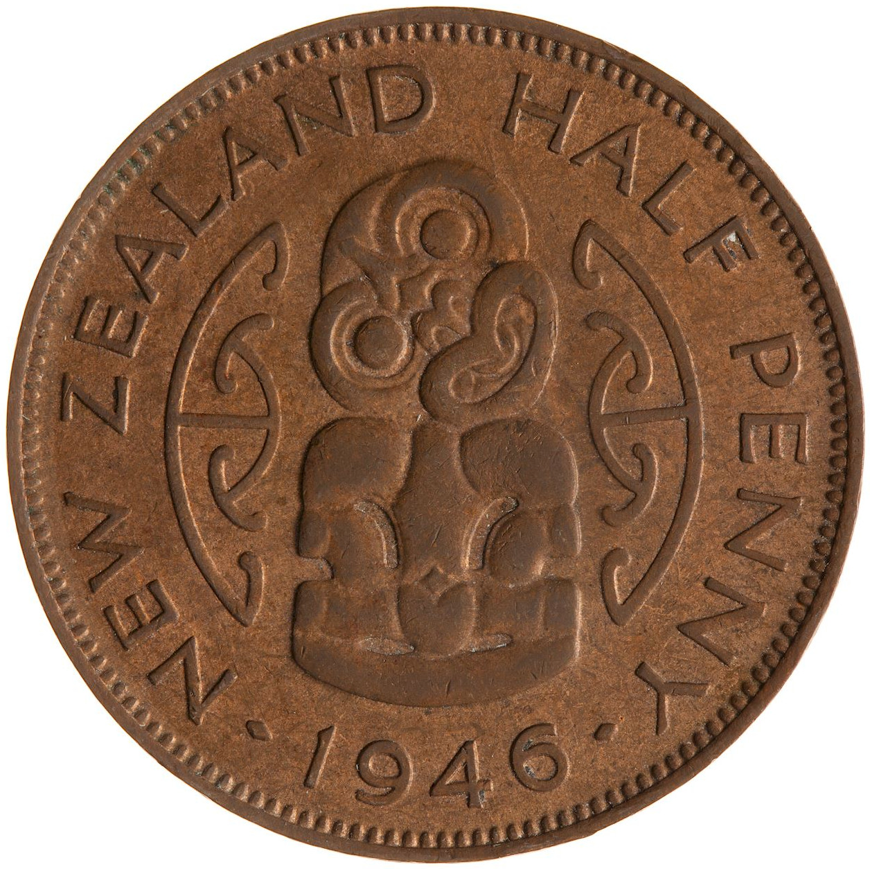 Halfpenny 1946 Coin From New Zealand Online Coin Club