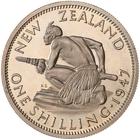 Shilling (CuproNickel): Photo Proof Coin - 1 Shilling, New Zealand, 1947