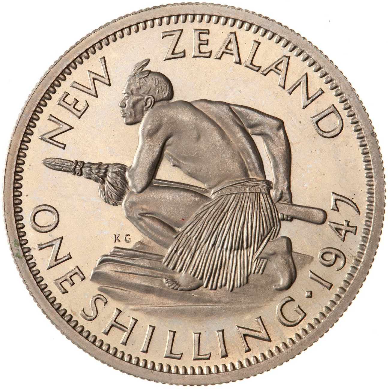 Shilling 1947 Coin From New Zealand Online Coin Club