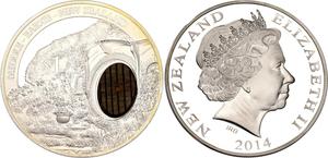 New Zealand / Silver Ounce 2014 The Hobbit - Middle Earth - reverse photo