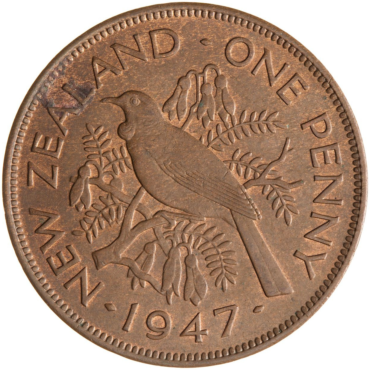 Penny 1947 Coin From New Zealand Online Coin Club