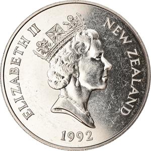 New Zealand / Five Dollars 1992 Decimal Currency - reverse photo