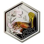 Silver Ounce 2018 Manuka Honey: Photo Coin, New Zealand, Silver Ounce 2018 Manuka Honey / thumbnail