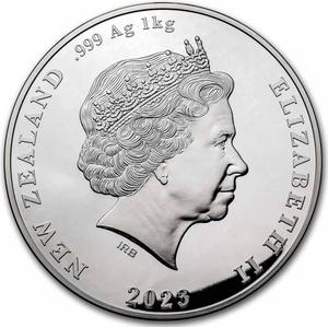 New Zealand / Silver Kilo 2023 Tokoeka Kiwi - obverse photo